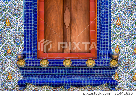 Buddhist church built from porcelain Buddhist church built from porcelain 31441659