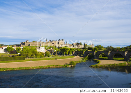 Historic fortified city city Carcassonne Historic fortified city city Carcassonne 31443663