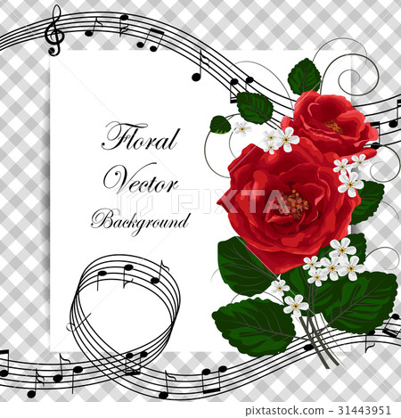 Card with flowers Card with flowers 31443951