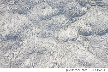 Limestone textured deposits in Pamukkale, Turkey 31445231