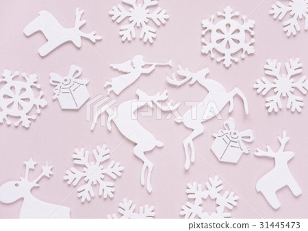 Flat lay Christmas composition Flat lay Christmas composition 31445473