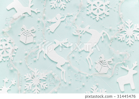 Flat lay Christmas composition 31445476