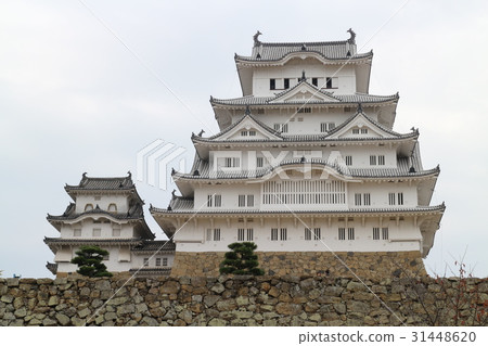 Himeji castle in autumn Himeji castle in autumn 31448620