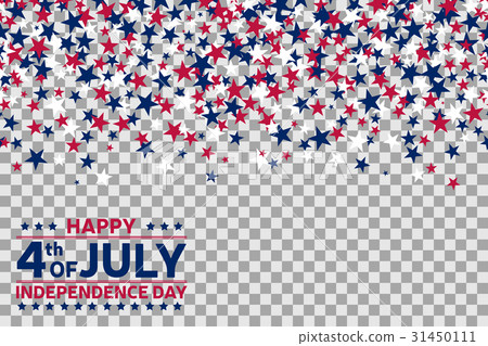 Seamless pattern with stars for 4th of July 31450111