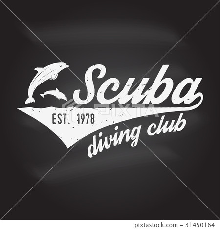 Scuba diving club. Vector illustration. Scuba diving club. Vector illustration. 31450164