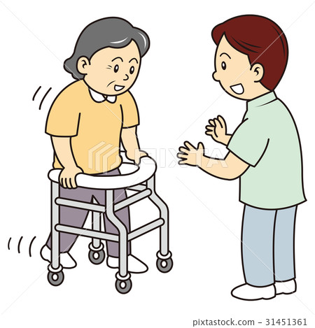 Elderly people to rehabilitate - Stock Illustration [31451361] - PIXTA