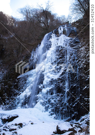 Frozen waterfall (Ehime Prefecture white wild boar waterfall) 31452410