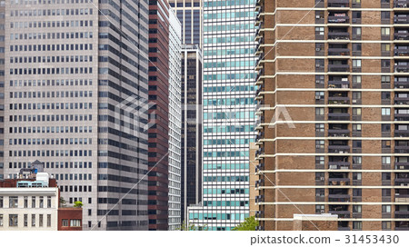 Manhattan offices and apartments, urban background 31453430