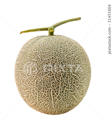 Melon, sweet fruit for pingsu, path and isolated Melon, sweet fruit for pingsu, path and isolated 31455804