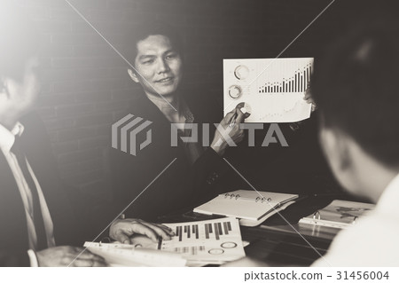 business teamwork discussing ideas business teamwork discussing ideas 31456004