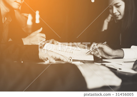 business teamwork discussing ideas business teamwork discussing ideas 31456005