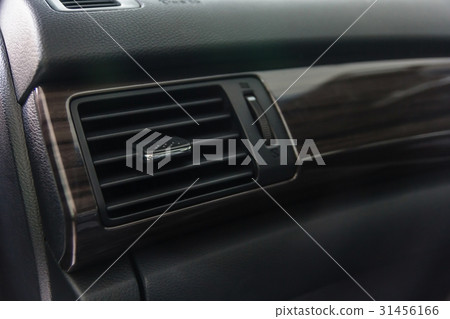 Car air conditioning system grid panel on console Car air conditioning system grid panel on console 31456166