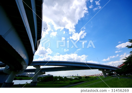Metropolitan Expressway Kawaguchi Line Northeast from Jiangbei JCT June 2017 Super wide angle b Metropolitan Expressway Kawaguchi Line Northeast from Jiangbei JCT June 2017 Super wide angle b 31456269