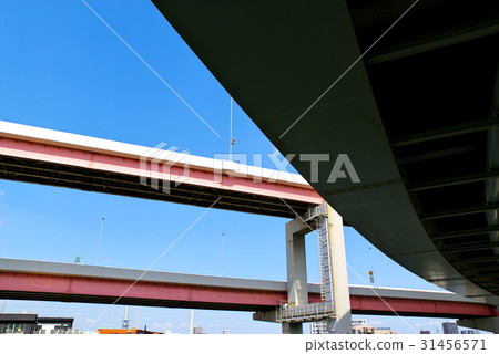 Capital high speed Kawaguchi Line Jiangbei JCT bridge girder and piers June, 2017 wide-angle 31456571