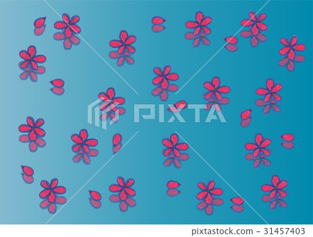 Flowers floating on the water 31457403