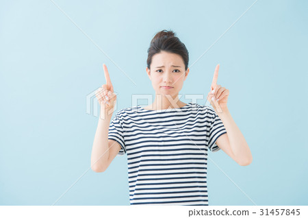 女性指向20年代(藍色背景) 女性指向20年代(藍色背景) 31457845