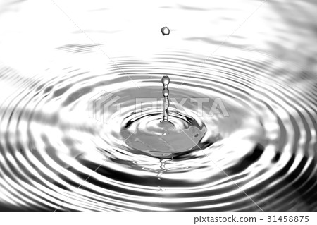water drops waves and ripples. 31458875