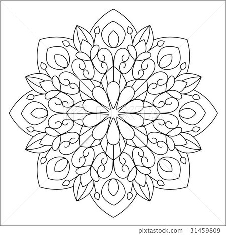 Flower Mandala vector illustration 31459809