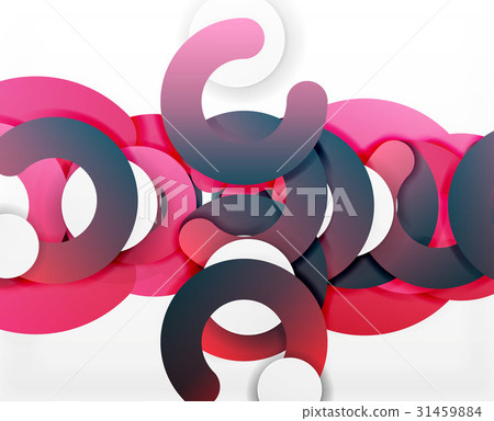 Circle geometric abstract background, colorful Circle geometric abstract background, colorful 31459884