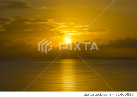 Sunset sky and the lake, thailand. 31460026