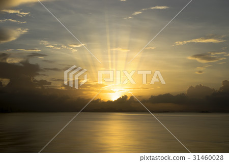 Sunset sky and the lake, thailand. 31460028