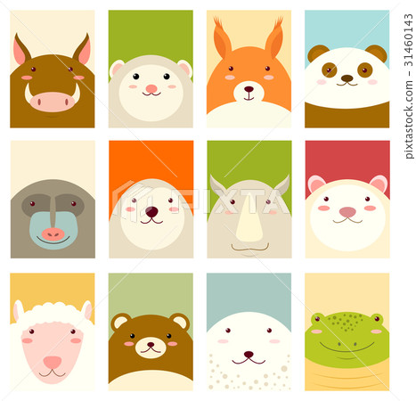 Set of banners with cute animals Set of banners with cute animals 31460143