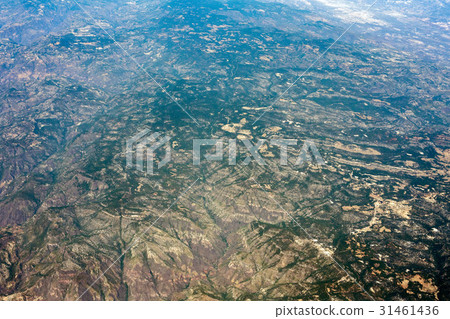 desert near mexico city aerial view cityscape 31461436