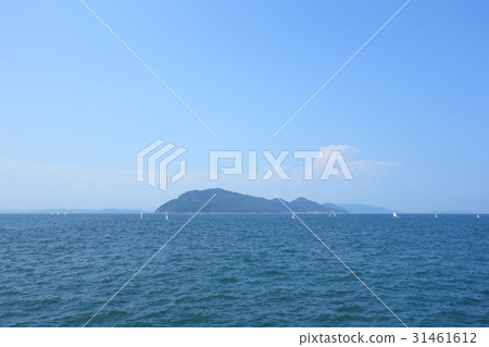 Seto Inland Sea and Masukijima in fine weather Seto Inland Sea and Masukijima in fine weather 31461612