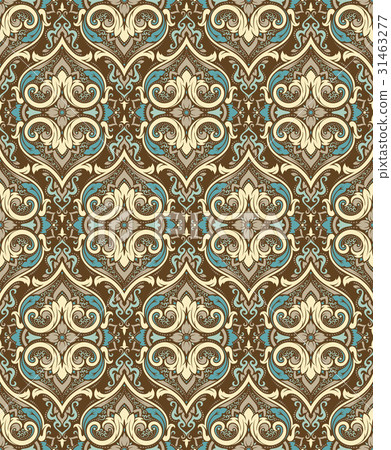 Vector damask seamless pattern 31463277