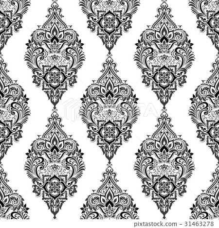 Vector damask seamless pattern Vector damask seamless pattern 31463278