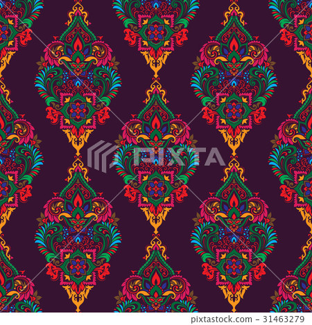 Vector damask seamless pattern Vector damask seamless pattern 31463279