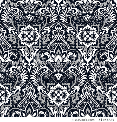 Vector damask seamless pattern Vector damask seamless pattern 31463285