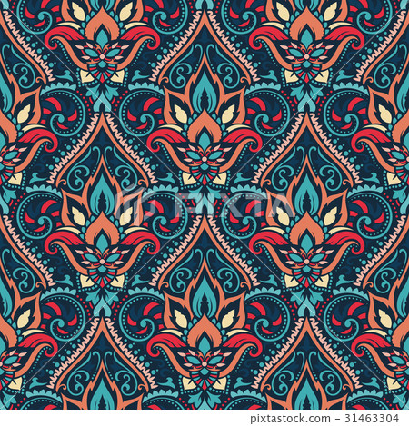 Vector damask seamless pattern Vector damask seamless pattern 31463304