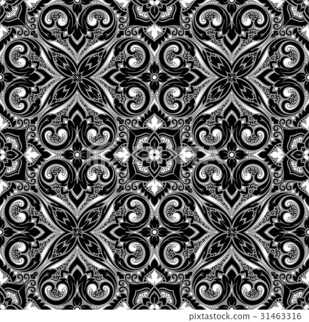 Vector damask seamless pattern Vector damask seamless pattern 31463316