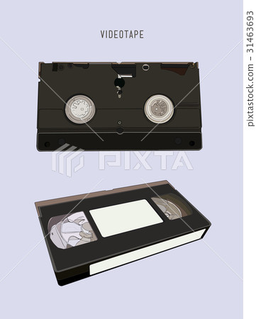 VHS cassette vector illustration. VHS cassette vector illustration. 31463693