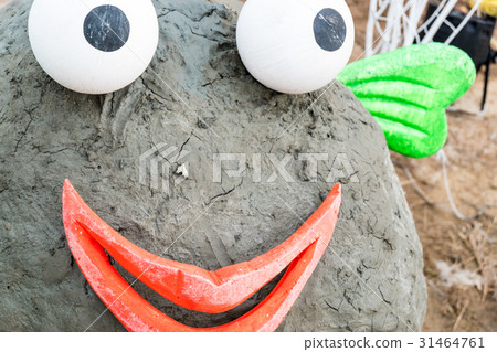 Close up clay fish doll 31464761