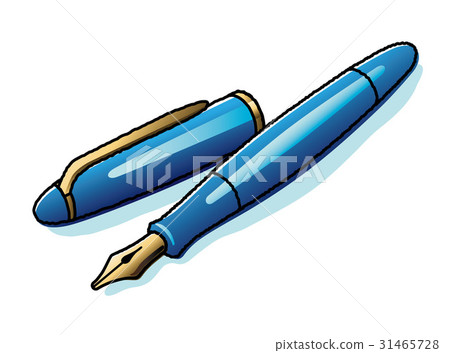 藍色鋼筆 藍色鋼筆 31465728