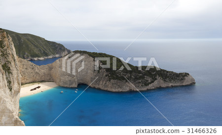 Beautiful Navagio beach shipwreck on Zakynthos 31466326