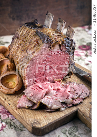Rib of Beef Cold Cut with Yorkshires Rib of Beef Cold Cut with Yorkshires 31466357