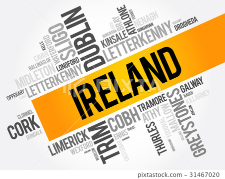 List of cities in Ireland word cloud collage List of cities in Ireland word cloud collage 31467020