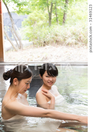 Hot spring women's journey 31469123