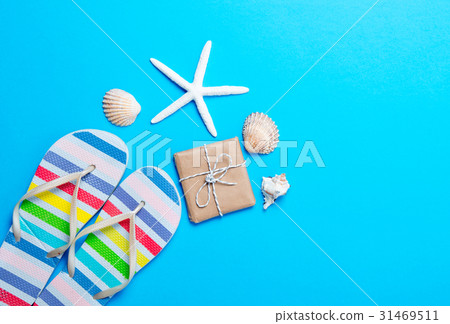 sandals, seashells, gift and starfish sandals, seashells, gift and starfish 31469511