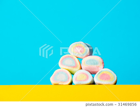 colorful marshmallows colorful marshmallows 31469856