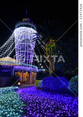 Kanagawa Enoshima Sea candle light up Kanagawa Enoshima Sea candle light up 31471926