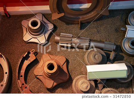 Automotive aluminum casting part prepared surface Automotive aluminum casting part prepared surface 31472850