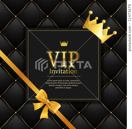 Quilted Invitation Card. Vector 31473679