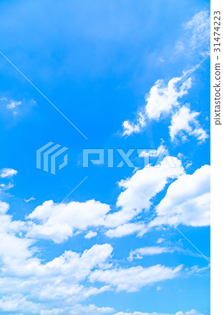 Clear sky before rainy season sky cloud copy space cumulus early summer sky wide copy space 31474223