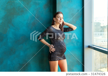 Pregnancy woman at home Pregnancy woman at home 31474326