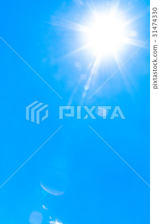 Sunlight in the sky before the rainy season in the sky Cloud sky Copy space Cumulus early summer sky wide copy space Sunlight in the sky before the rainy season in the sky Cloud sky Copy space Cumulus early summer sky wide copy space 31474330