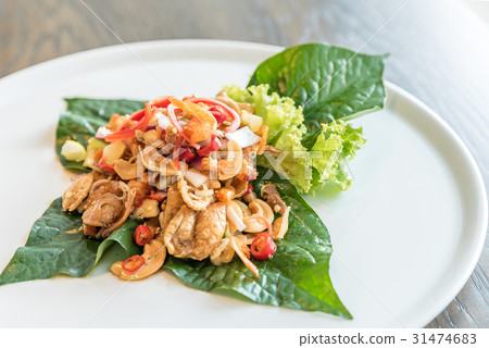 Crispy fish maw spicy salad Crispy fish maw spicy salad 31474683